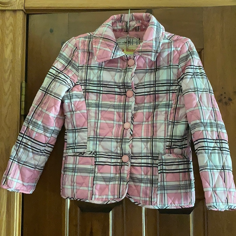 Dollhouse Brand Girls Size 4 Plaid Jacket
